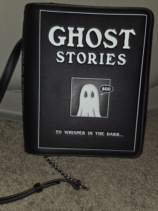 MAD Engine Handbags - Ghost Stories Black Book Crossbody Bag